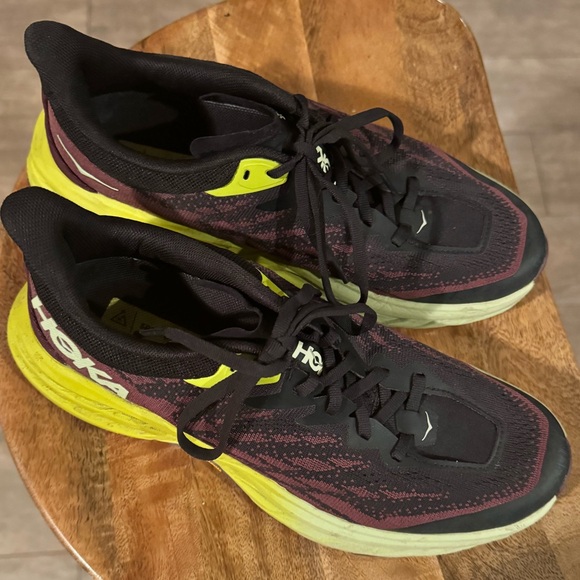 Hoka One One Speedgoat 5 Women’s Size 8 Blue/Primrose 1123158 💎EUC Worn ONLY 3 X - Picture 6 of 8